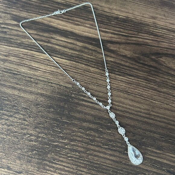 Monet Crystal Y Drop Necklace ASO Katherine Pierce - Picture 4 of 6